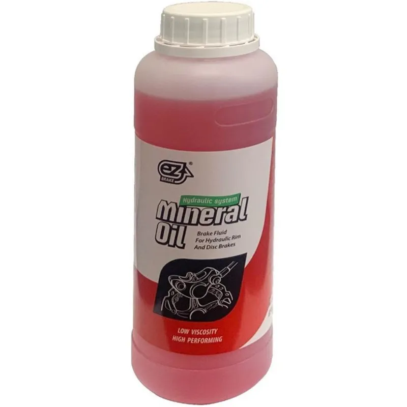 EZMTB BRAKE FLUID MINERAL OIL 500ML in Red